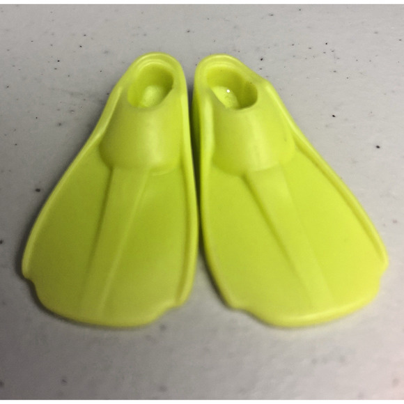 Barbie Doll Swim Flippers Scuba Diving Snorkel Accessories Beach Shoes Lot of 3 - Picture 6 of 9